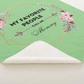 人々はお気に入りの私をママ毛布と呼ぶ シェルパブランケット (3/4)