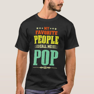 人々はお気に入りの私をヴィンテージ父と呼ポップ・アートのぶ Tシャツ