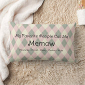 人々はお気に入りの私を祖母と呼ぶ ランバークッション (ブランケット)