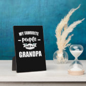 人々はお気に入りの私を祖父と呼ぶ フォトプラーク (側面)