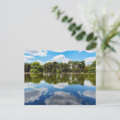 人々はボアデブーローニュでボート – パリ ポストカード (スタンド正面)