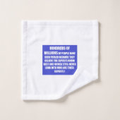 人々は人生のスタイルの詩を選択 バスタオルセット (ウォッシュタオル)