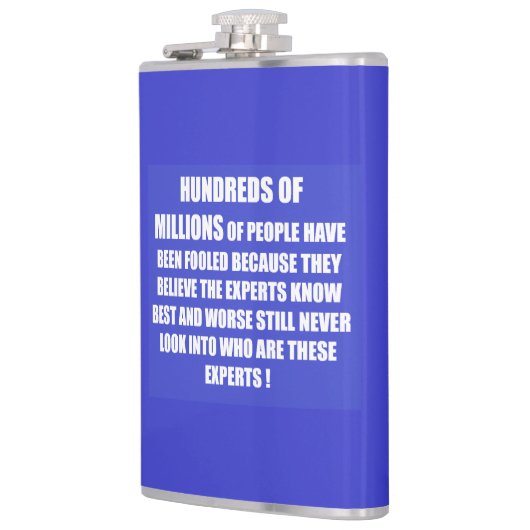 人々は人生のスタイルの詩を選択 フラスク (左)