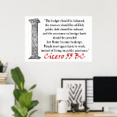 人々は働かねばならない – Cicero ポスター (ホームオフィス)