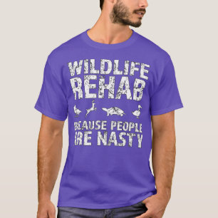 人々は動物の値扱いにく値であるため、野生動物のリハビリ Tシャツ