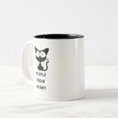 人々は口が悪い ツートーンマグカップ (正面左)