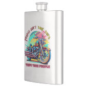 人々は旅行を取らない：ヴィンテージレトロスタイル自転車 フラスク (左)