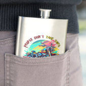 人々は旅行を取らない：ヴィンテージレトロスタイル自転車 フラスク (インサイチュ)