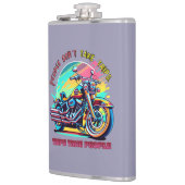 人々は旅行を取らない：ヴィンテージレトロスタイル自転車 フラスク (左)