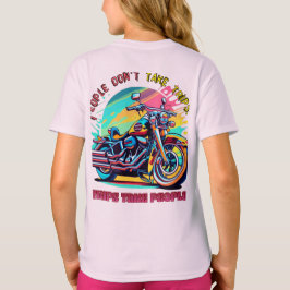 人々は旅行を取らない:ヴィンテージレトロスタイル自転車 Tシャツ