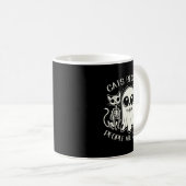 人々は気持ち悪いから猫が好き Tシャツ 猫好き コーヒーマグカップ (正面右)
