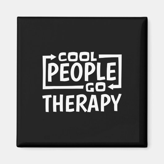 人々は治療に行く 精神衛生 自殺の認識 マグネット (正面)