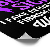 人々は病気を偽る私は良い線維腫を偽る ポスター (角)