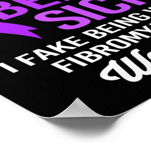 人々は病気を偽る私は良い線維腫を偽る ポスター (角)