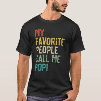 人々は私お気に入りのをポピ父の日と呼ぶ Tシャツ