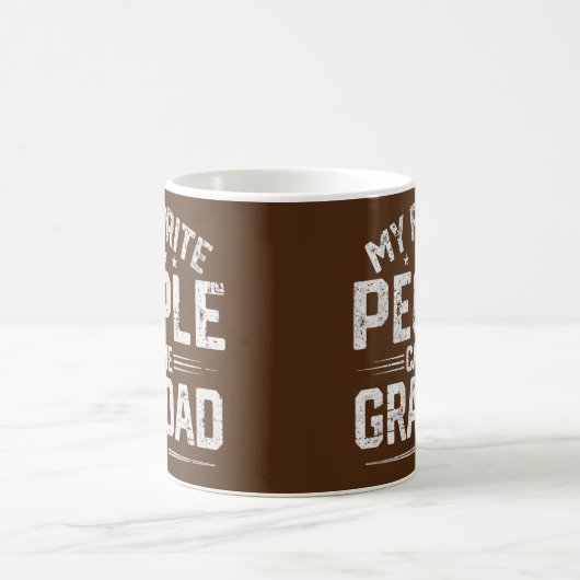 人々は私お気に入りのを祖父と呼ぶおもしろい コーヒーマグカップ (中央)