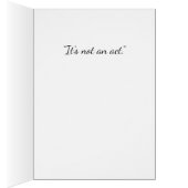 「人々は私が私が行動しないよ気にうなように言う…」 (内側 (右))