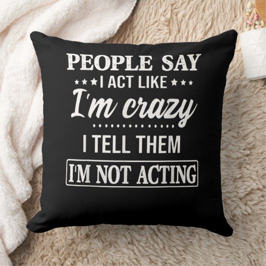 人々は私が言ったように熱狂する行動すると言う クッション (ブランケット)