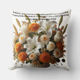 人々は自然の美しいを受け入れる。 クッション