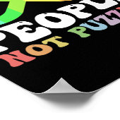 人々は自閉症の認識パズルの多様性 ポスター (角)