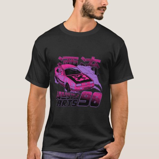 人々は車のシャツが大好きだ Tシャツ (正面)