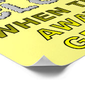 人々は雲のポスターサインおもしろいのようなものだ ポスター (角)