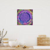 「人々は静かに座っていた」インスピレーション ポスター (キッチン)