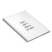 人々はI喉のブランクジャーナルで打ちたいと思います ノートブック (右側)