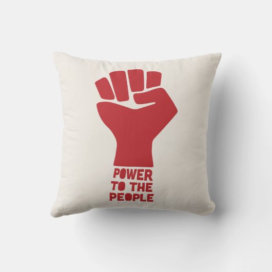 人々への力 クッション (裏面)