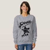 人々への力 スウェットシャツ (正面フル)