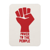 人々への力 マグネット (縦)