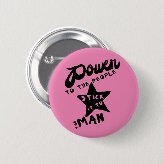 人々への力 缶バッジ (正面&裏面)