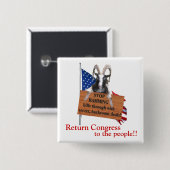 人々への帰り議会! 缶バッジ (正面&裏面)