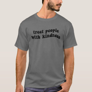 人々を優しい雰囲気で前向き遇する Tシャツ