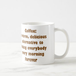 人々を憎むことへのコーヒー暖かくおいしい代わり コーヒーマグカップ