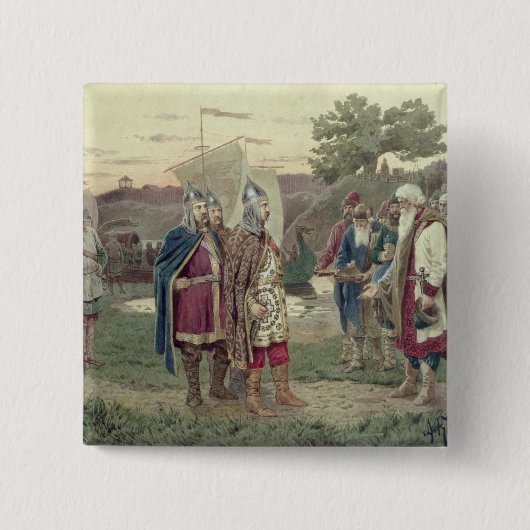 人々を持つ帝政ロシアの皇子会合 缶バッジ (正面)