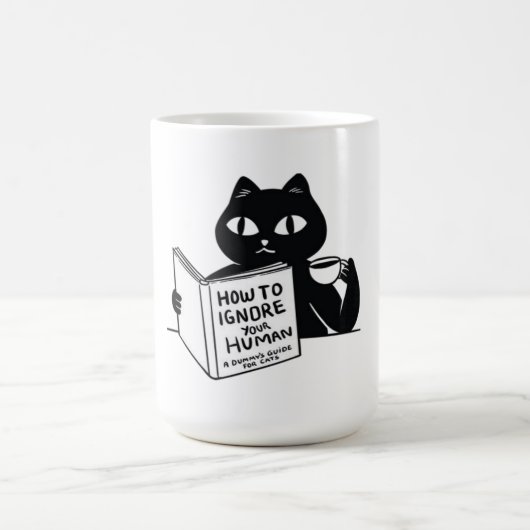 人々を無視する方法 コーヒーマグカップ (中央)