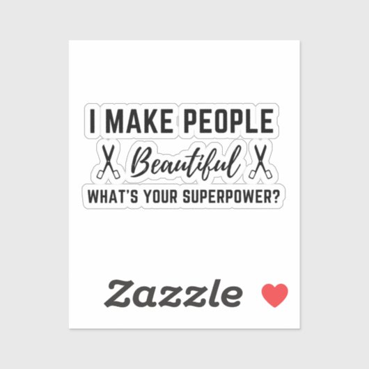 人々を美しくさせるスーパーパワーは何だ？ シール (シート)