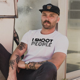 人々を面白く撮影する写真家ラバー名言 Tシャツ