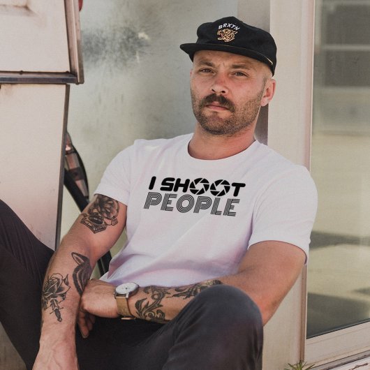 人々を面白く撮影する写真家ラバー名言 Tシャツ