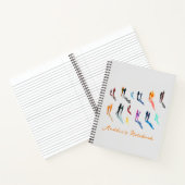 人々アート水の色の素晴らし芸術 ノートブック (内部)