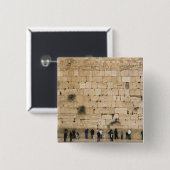 人々祈は嘆き悲しむ壁に向かっている 缶バッジ (正面&裏面)