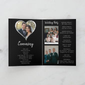 人々結婚ゴシック幽霊ハロウィン結婚の プログラム (内部)