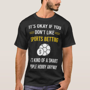 人々頭が切れるスポーツ賭博 Tシャツ