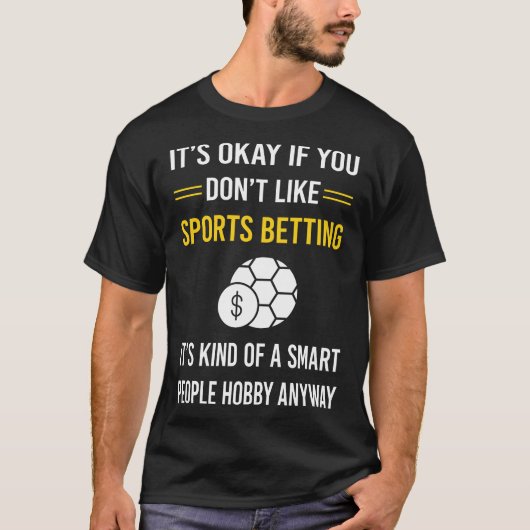 人々頭が切れるスポーツ賭博 Tシャツ (正面)