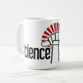 人々15ozのコーヒー・マグのための科学 コーヒーマグカップ (正面左)