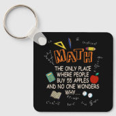 人々55りんご茶の唯一買の場所の数学 キーホルダー (正面)