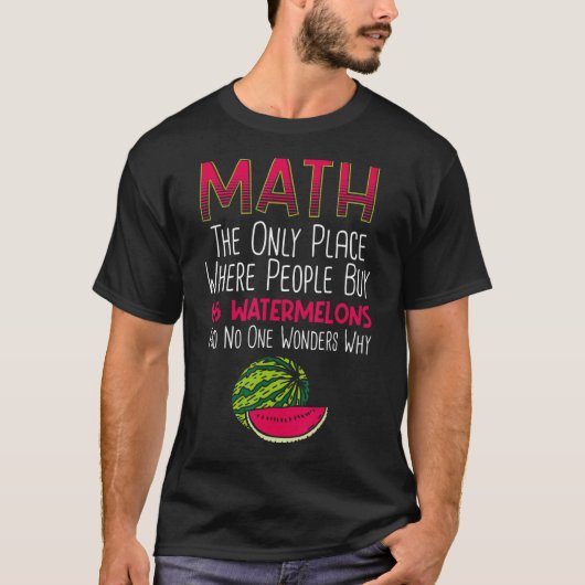人々66スイカ買ンMaの場所のみ Tシャツ (正面)