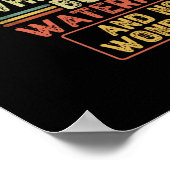 人々69スイカの唯一の場所買の数学 ポスター (角)