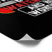 人々69スイカの唯一の場所買の数学 ポスター (角)